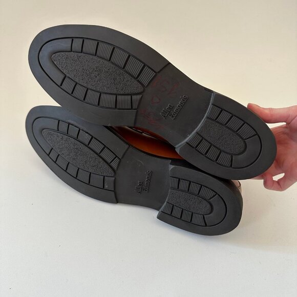 Allen Edmonds Brown Leather Loafers - Picture 6 of 9